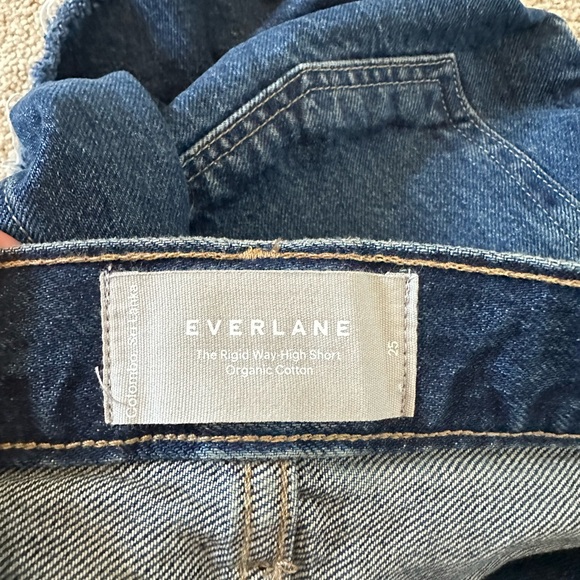 Everlane Way High Jean Short sz 25 NWT - Picture 5 of 6